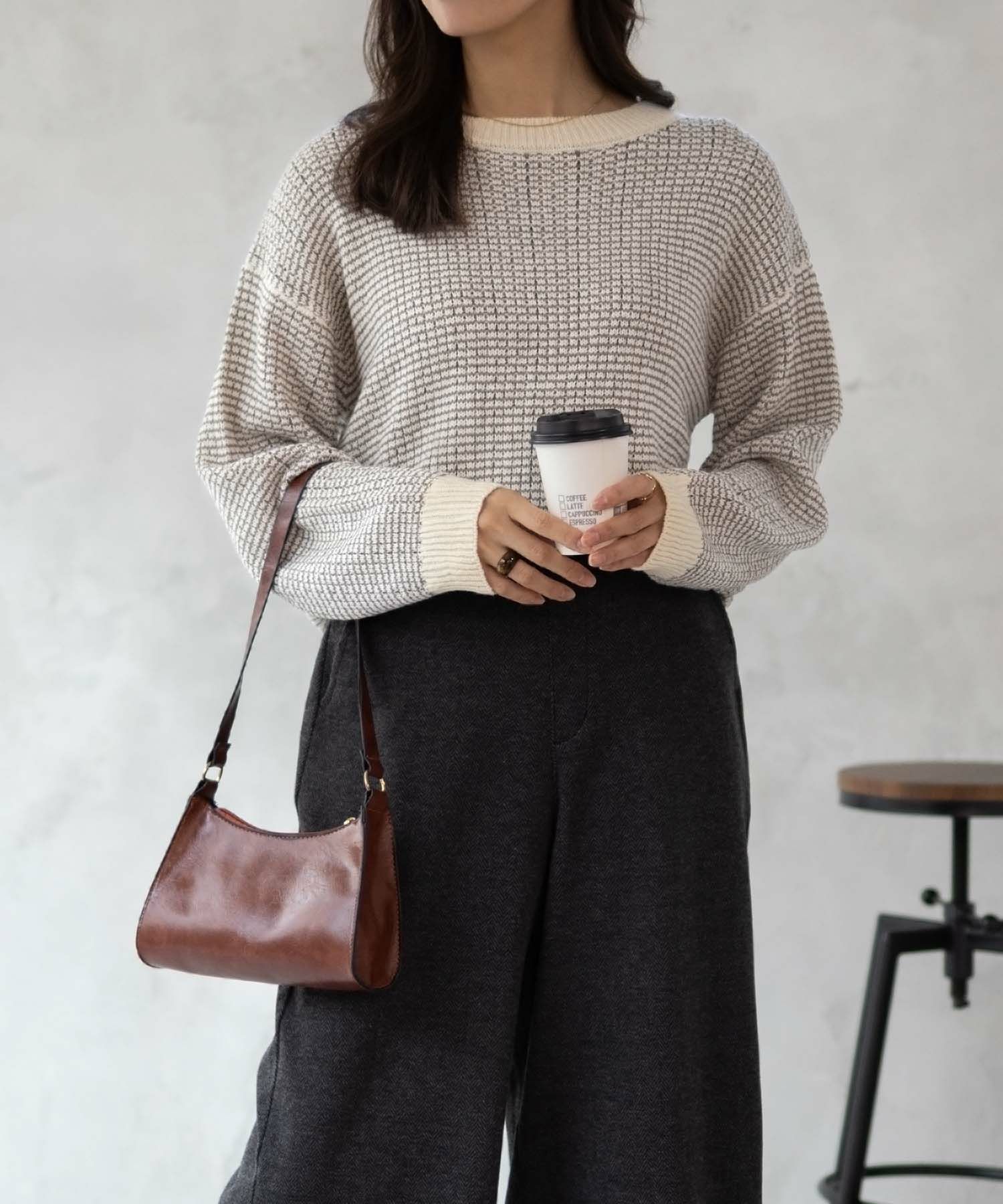 [さらに50%OFF]Howdy Marie  バーズアイ柄プルオーバー レディース商品画像-7