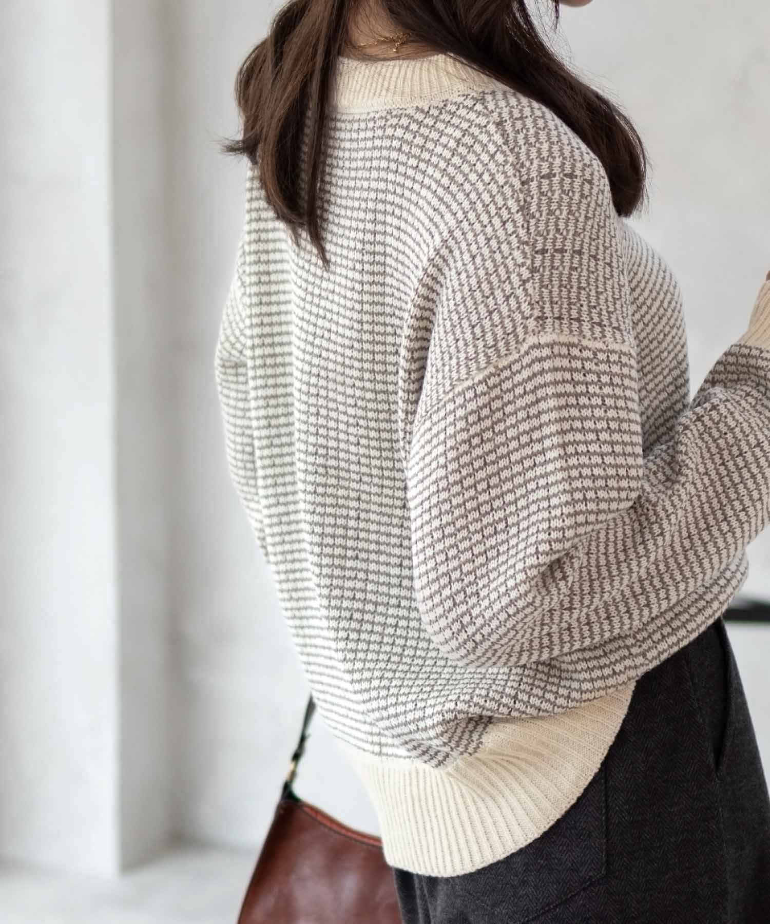 [さらに50%OFF]Howdy Marie  バーズアイ柄プルオーバー レディース商品画像-8