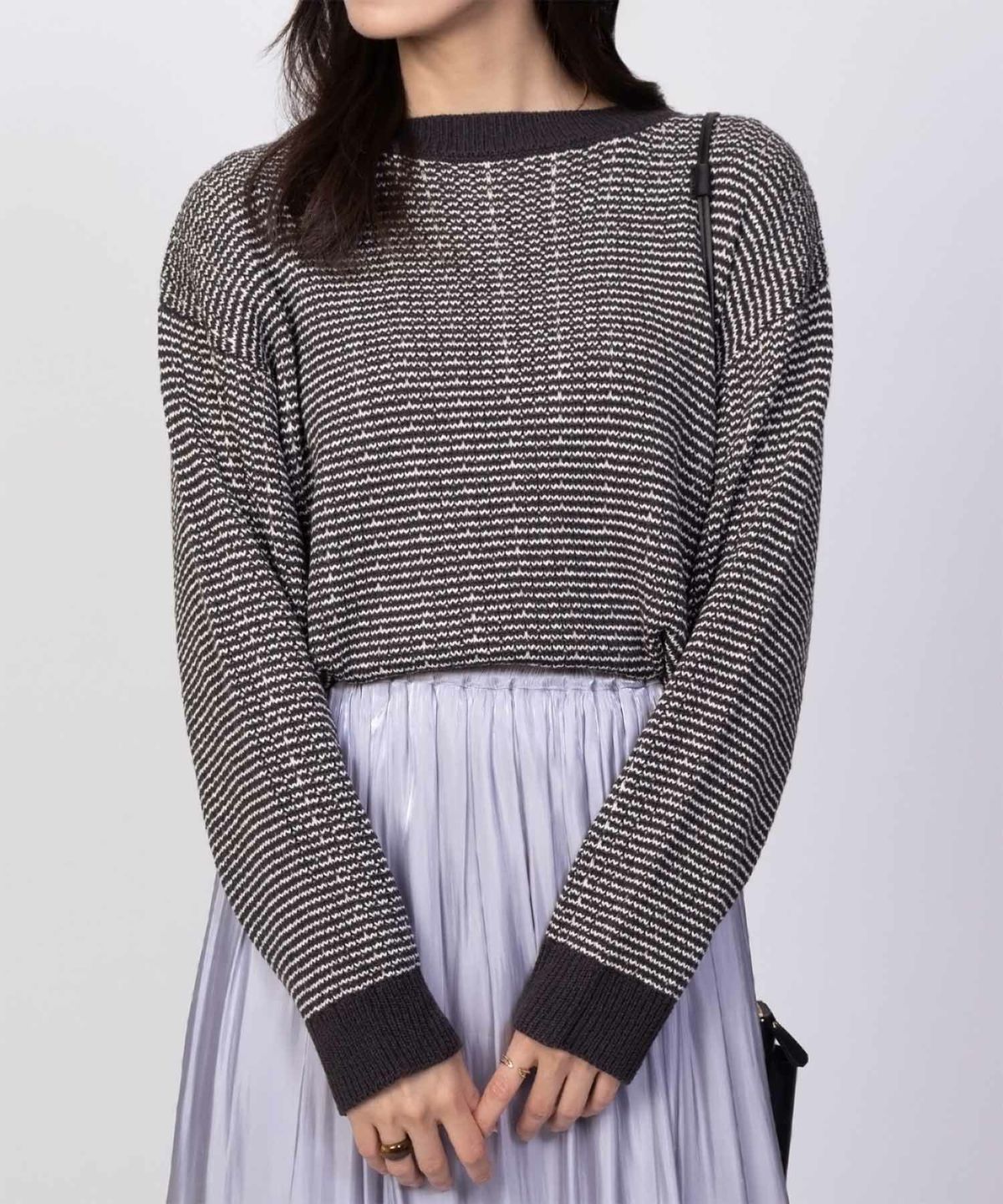 Howdy Marie バーズアイ柄プルオーバー レディース