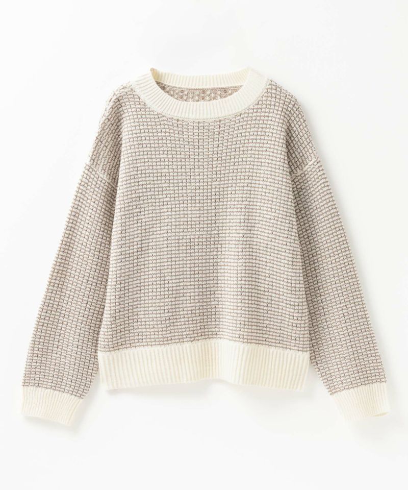 Howdy Marie  バーズアイ柄プルオーバー レディース商品画像-17