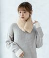 HusHusH ファーマフラー レディース