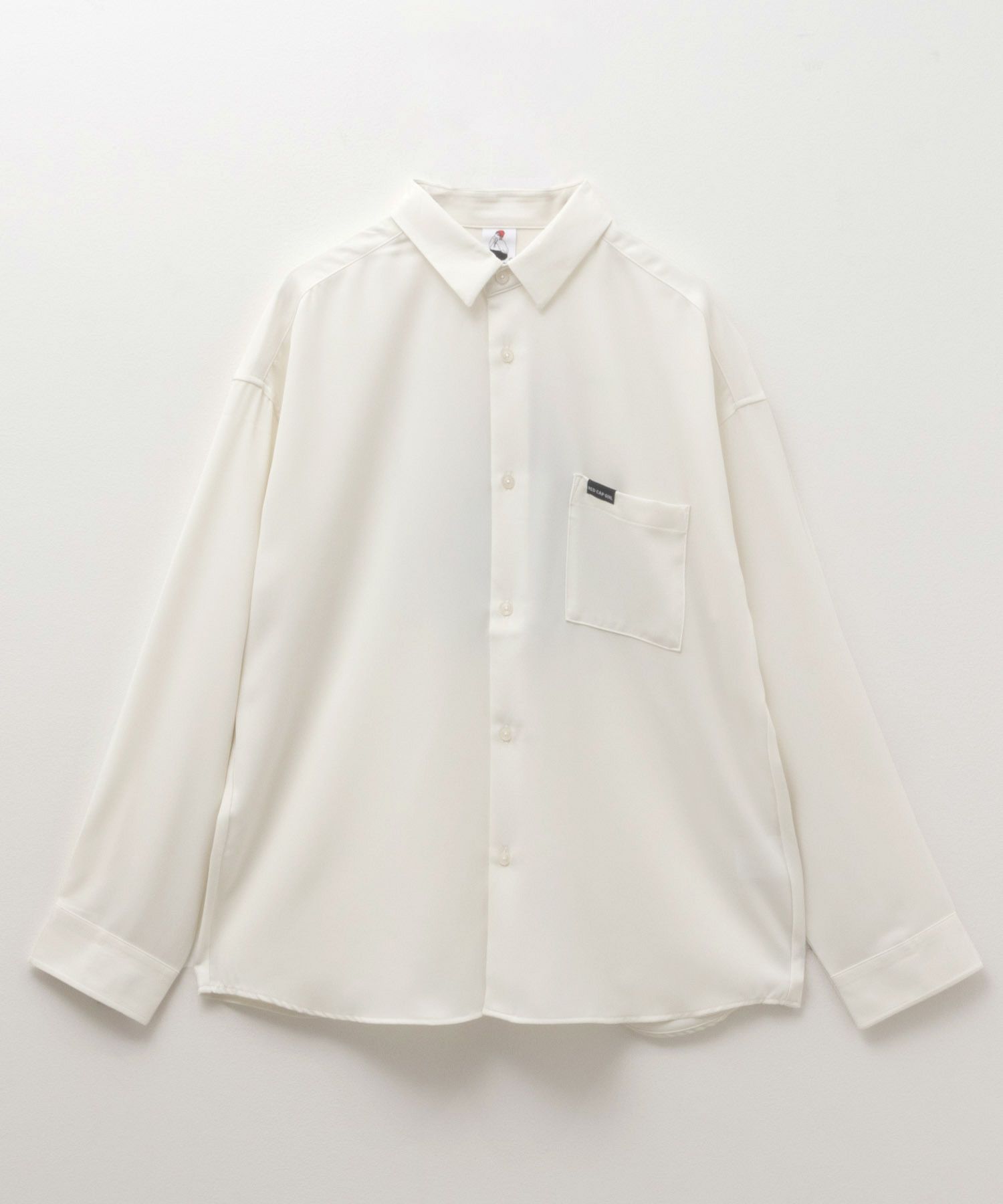 RED CAP GIRL ルーズサイズバック刺繍長袖シャツ メンズ