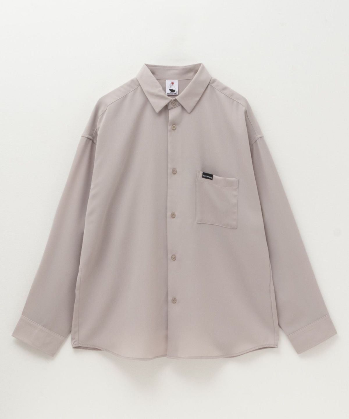 RED CAP GIRL ルーズサイズバック刺繍長袖シャツ メンズ