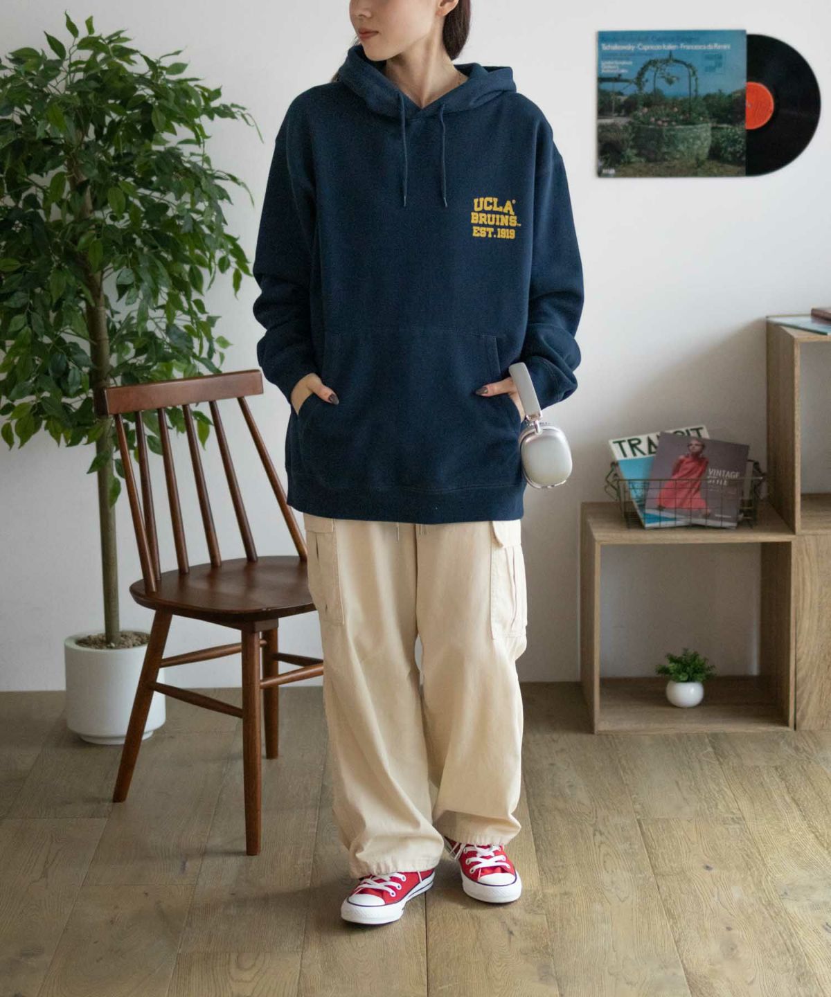 GOOD CREWxUCLAパーカー メンズ