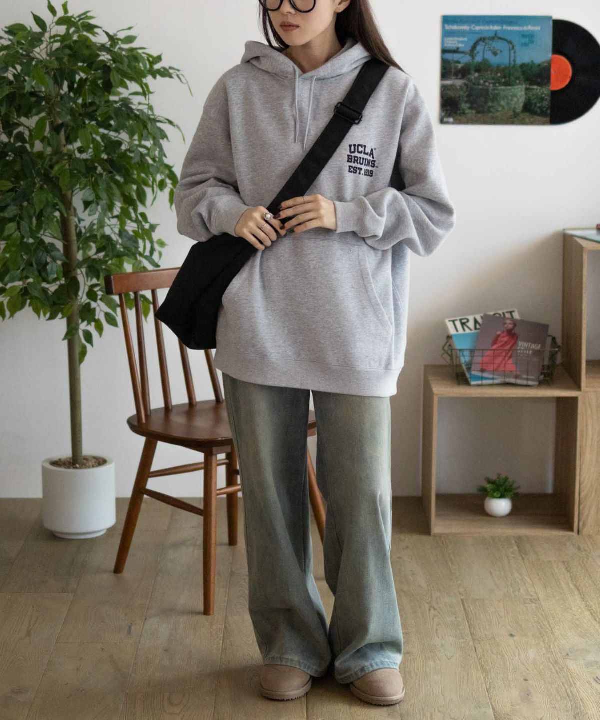 GOOD CREWxUCLAパーカー メンズ