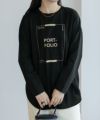 HusHusH 裾ラウンドプリントロンT レディース ネコポス 対応商品