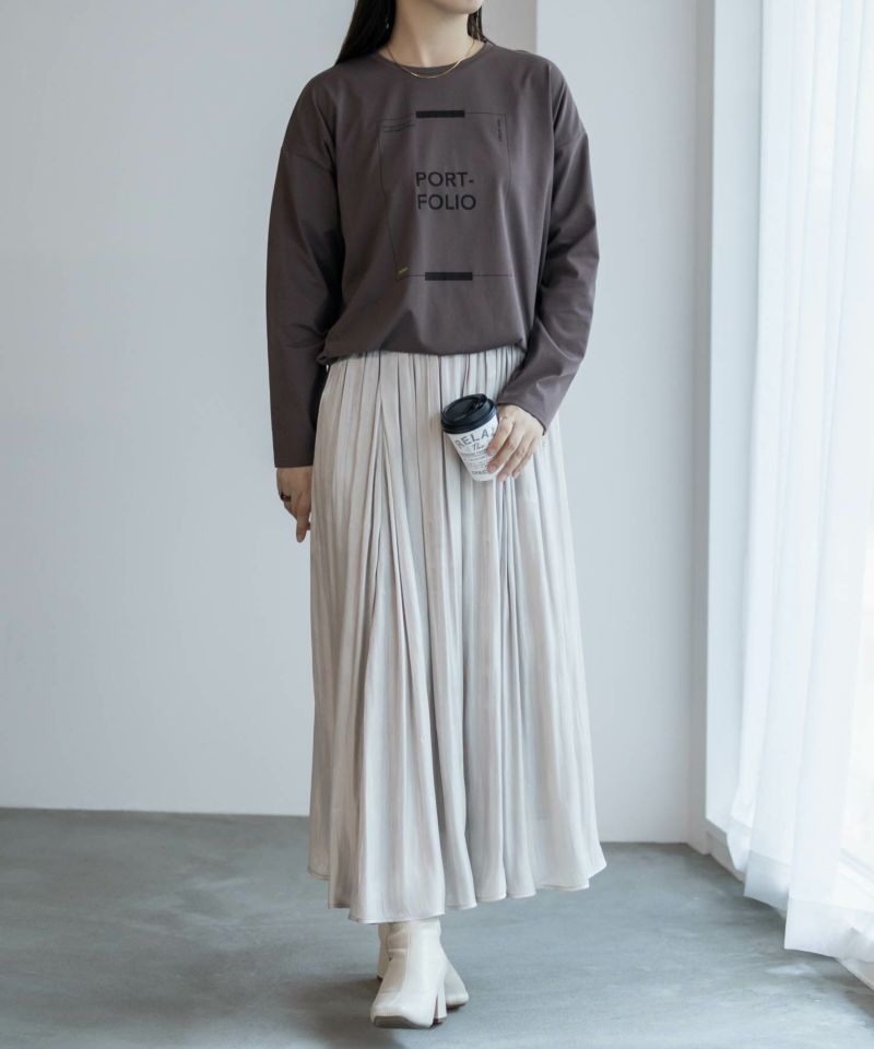 HusHusH  裾ラウンドプリントロンT レディース メール便 対応商品商品画像-5