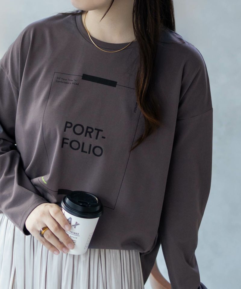 HusHusH  裾ラウンドプリントロンT レディース メール便 対応商品商品画像-14