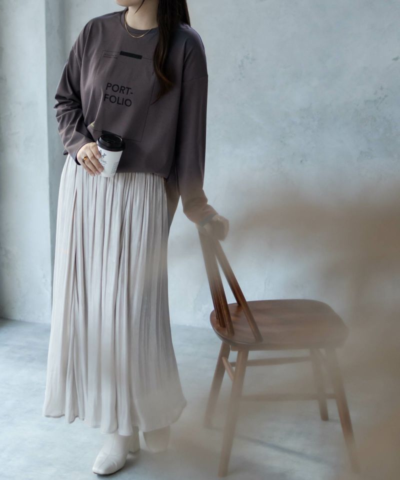 HusHusH  裾ラウンドプリントロンT レディース メール便 対応商品商品画像-15