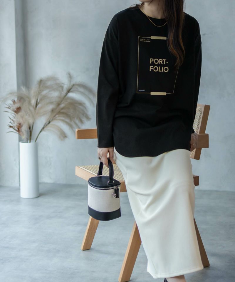 HusHusH  裾ラウンドプリントロンT レディース メール便 対応商品商品画像-18