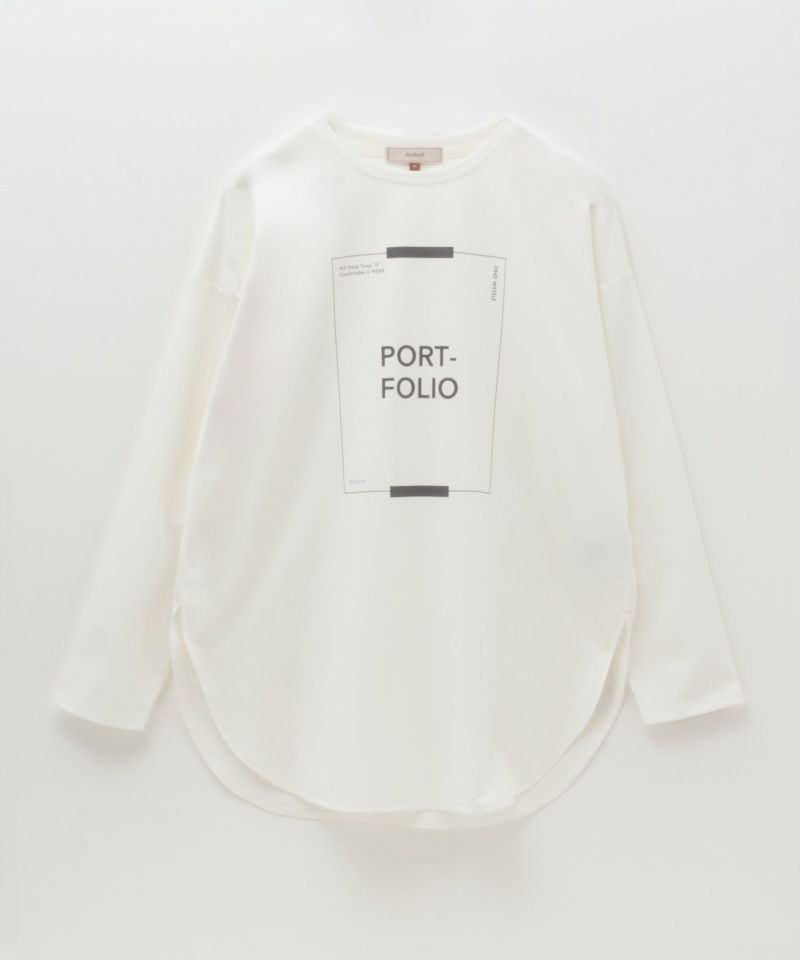 HusHusH  裾ラウンドプリントロンT レディース メール便 対応商品商品画像-19