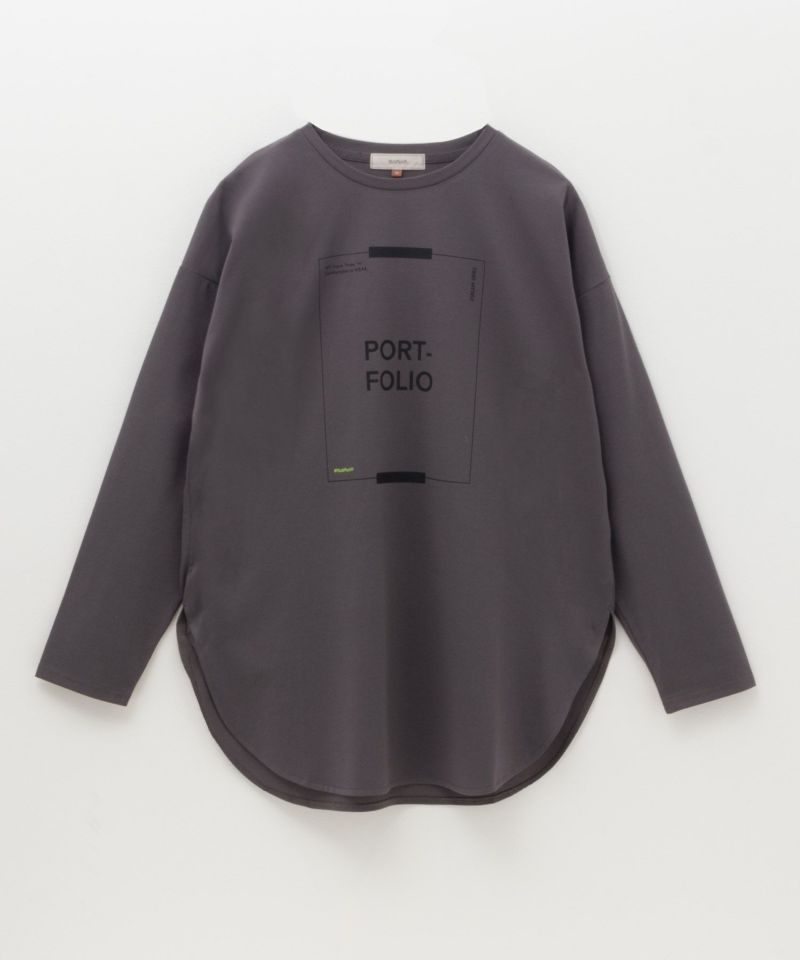 HusHusH  裾ラウンドプリントロンT レディース メール便 対応商品商品画像-21