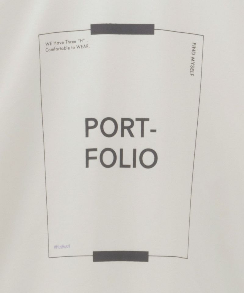 HusHusH  裾ラウンドプリントロンT レディース メール便 対応商品商品画像-25