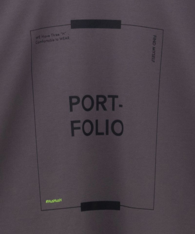 HusHusH  裾ラウンドプリントロンT レディース メール便 対応商品商品画像-26