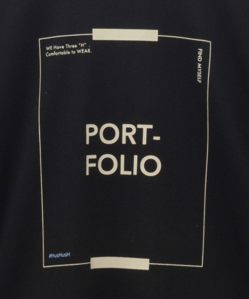 HusHusH  裾ラウンドプリントロンT レディース メール便 対応商品商品画像-27