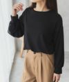 HusHusH ポンチ素材 袖チュールプルオーバー レディース ネコポス 対応商品