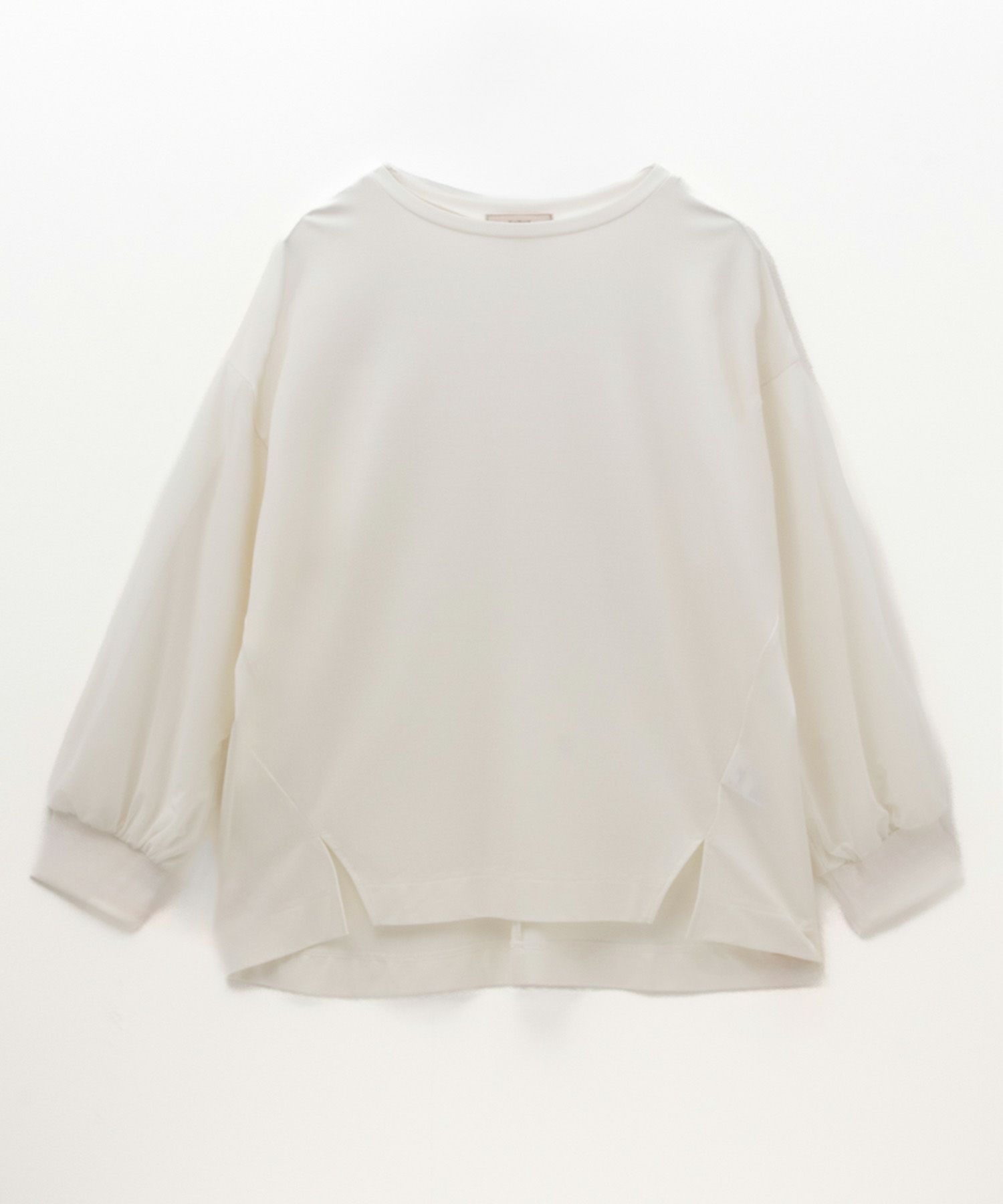 HusHusH  ポンチ素材 袖チュールプルオーバー レディース メール便 対応商品商品画像-22