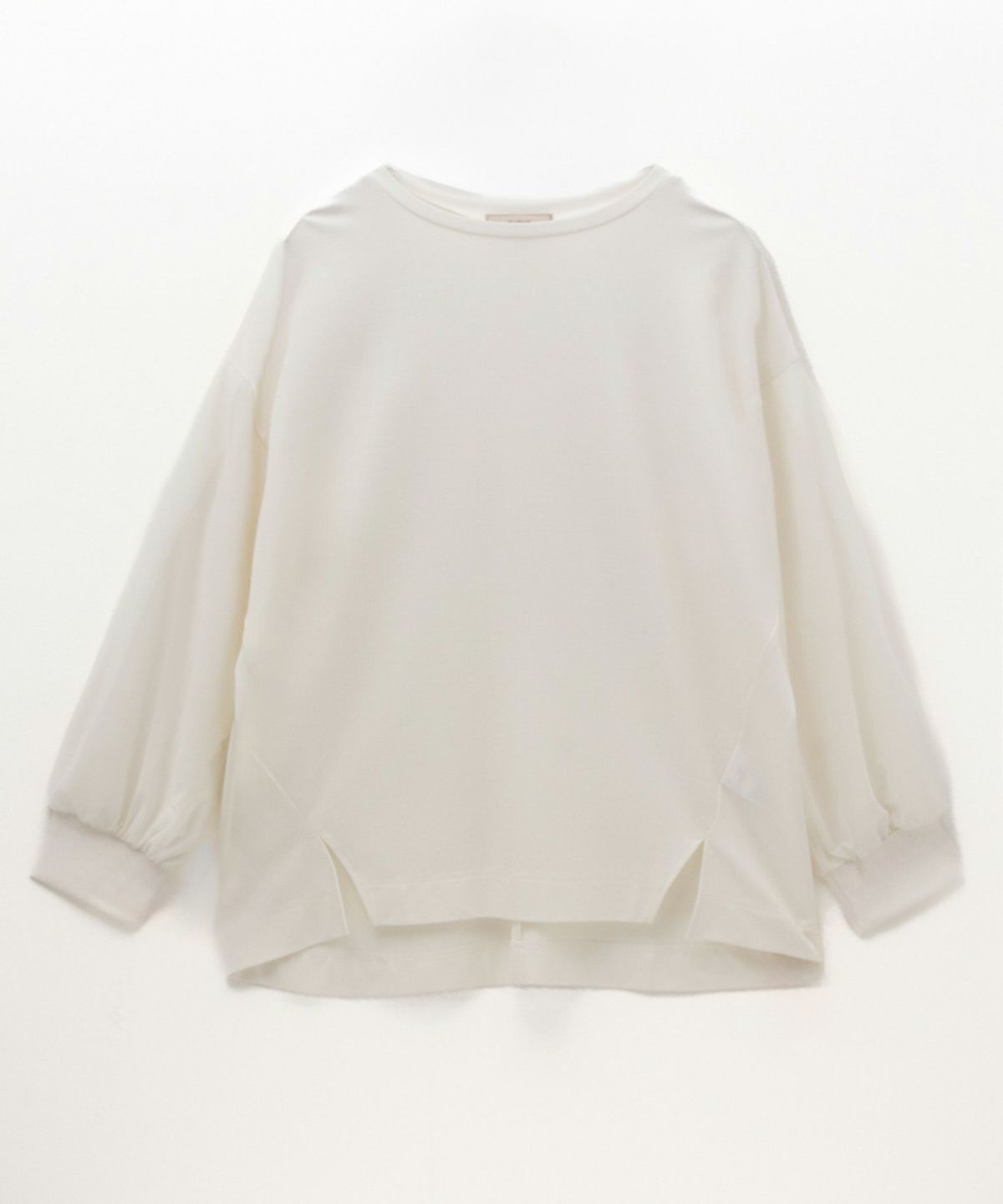 HusHusH ポンチ素材 袖チュールプルオーバー レディース ネコポス 対応商品