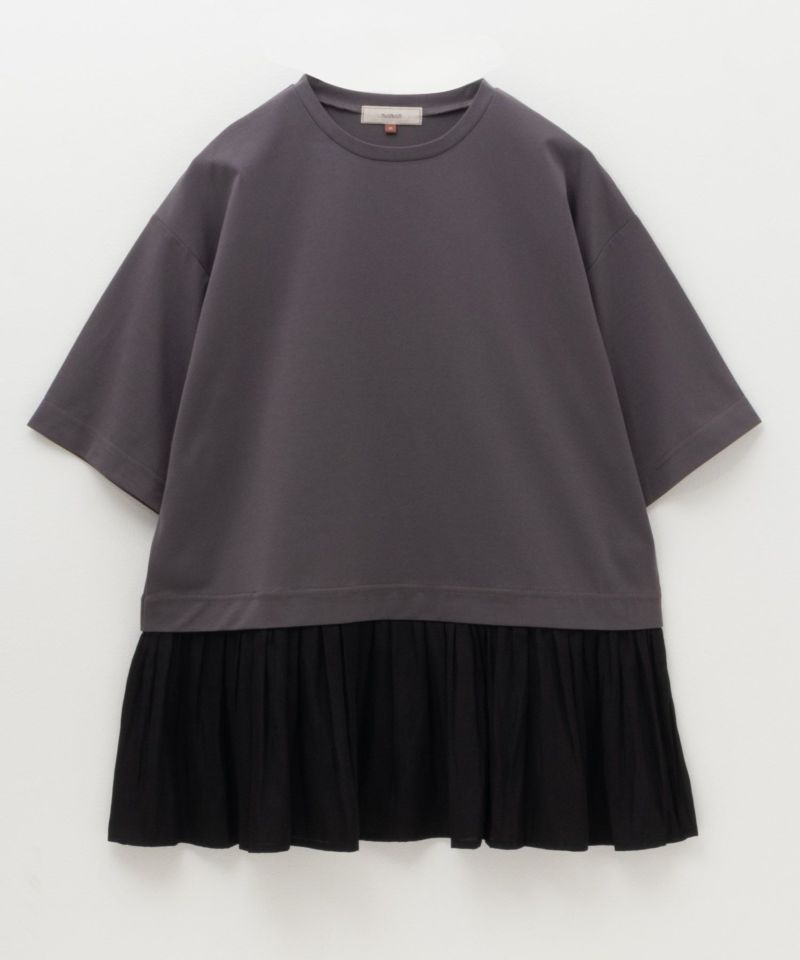 HusHusH  裾フリル切替5分袖プルオーバー レディース メール便 対応商品商品画像-17