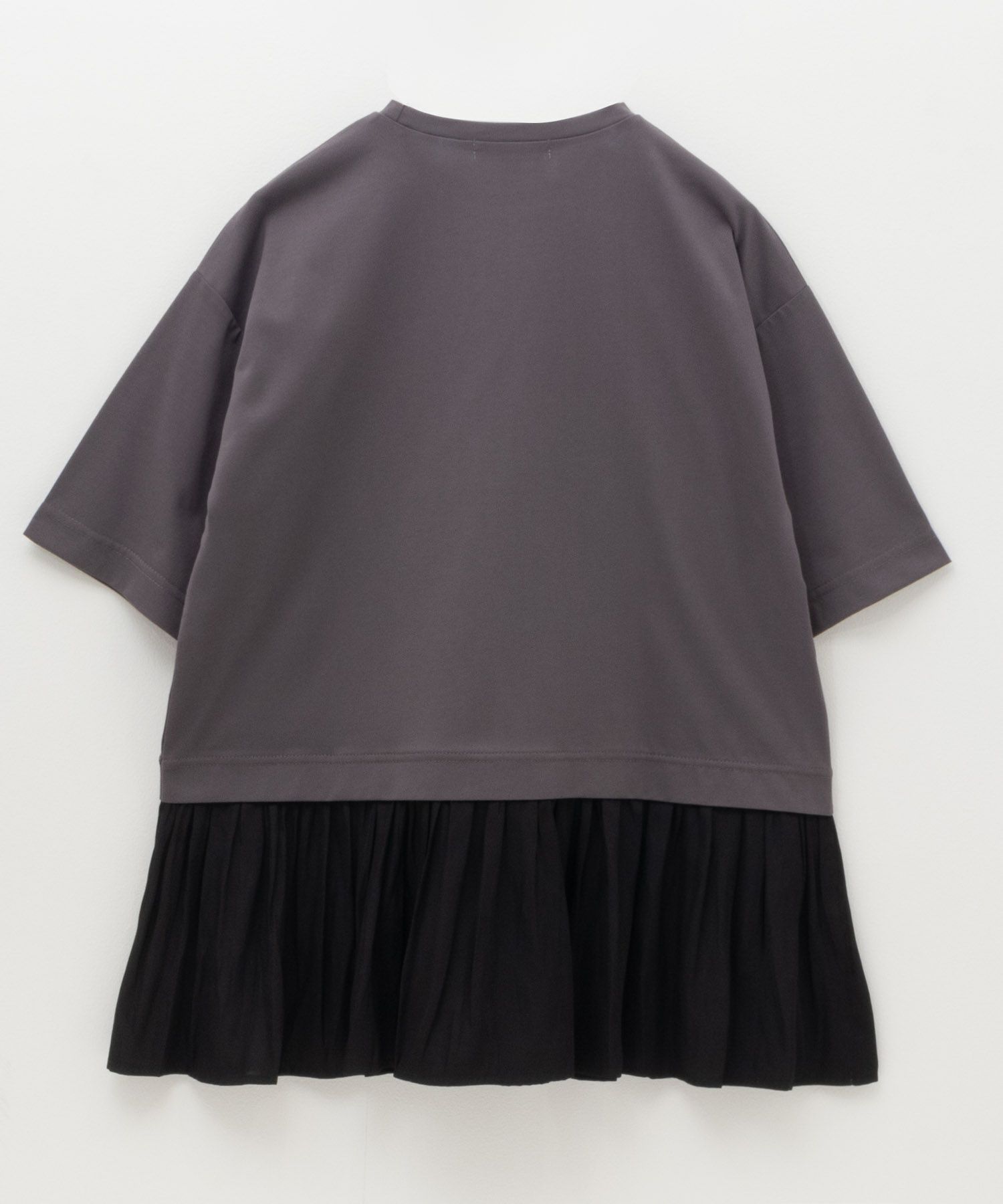 HusHusH 裾フリル切替5分袖プルオーバー レディース メール便 対応商品商品画像-18