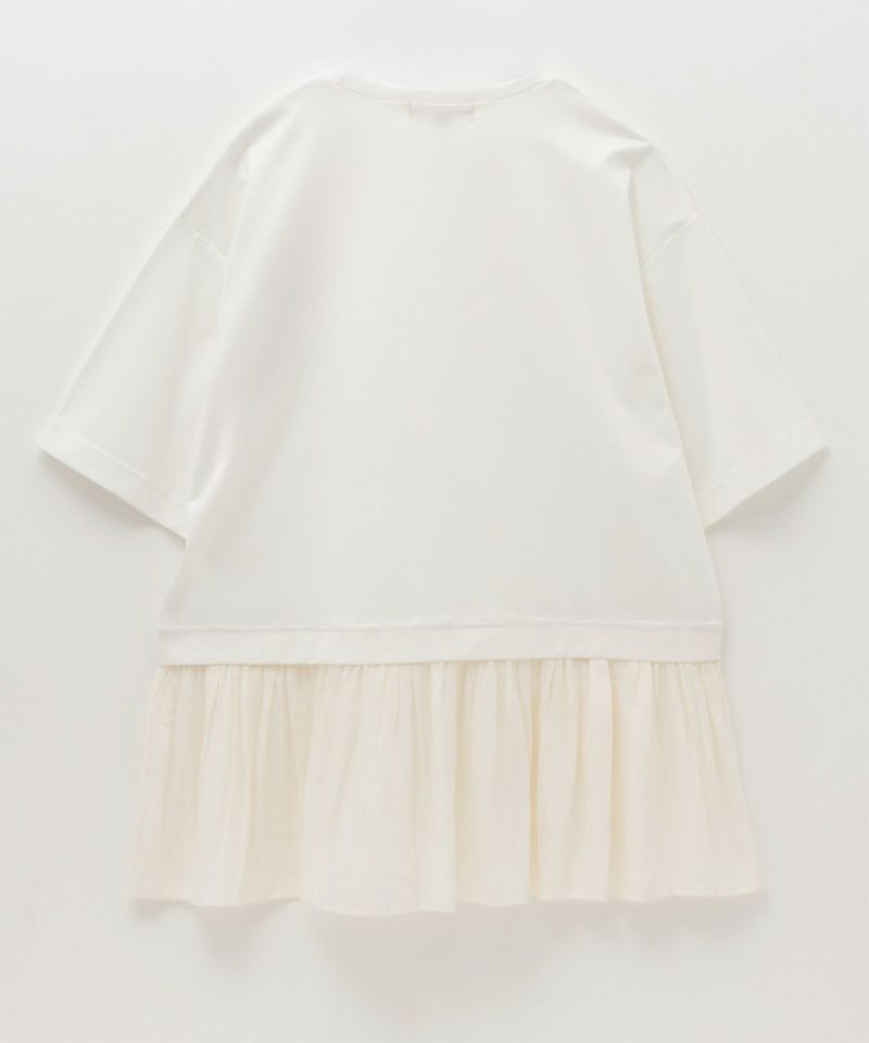 HusHusH  裾フリル切替5分袖プルオーバー レディース メール便 対応商品商品画像-20