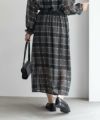 HusHusH  チェックプリントシフォンスカート レディース商品サムネイル-6