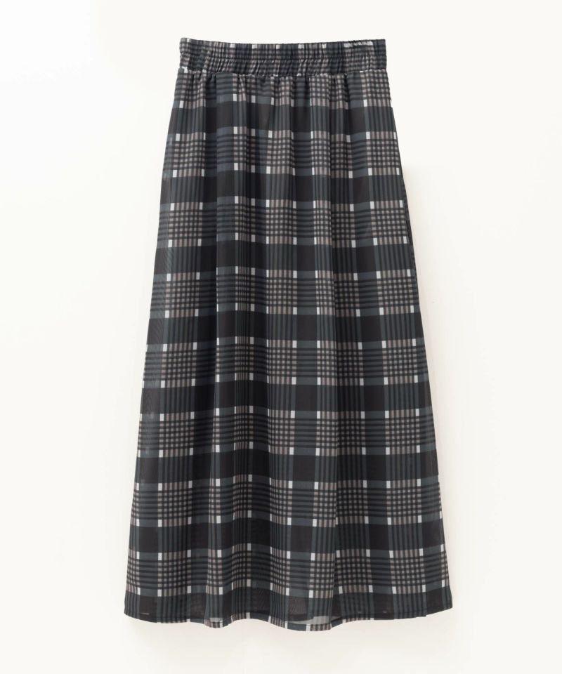 HusHusH  チェックプリントシフォンスカート レディース商品画像-14