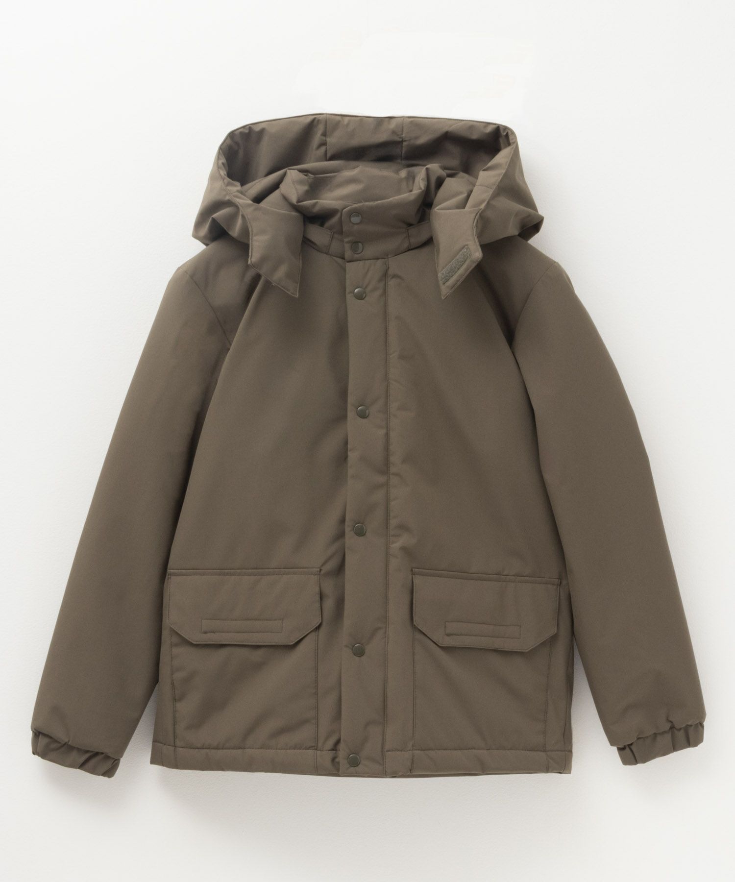 NAVY  シャットアウター シームレス中綿フードブルゾン キッズ商品サムネイル-22