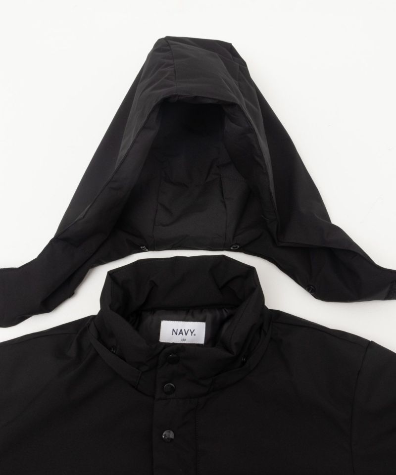 NAVY シャットアウター シームレス中綿フードブルゾン キッズ商品画像-27