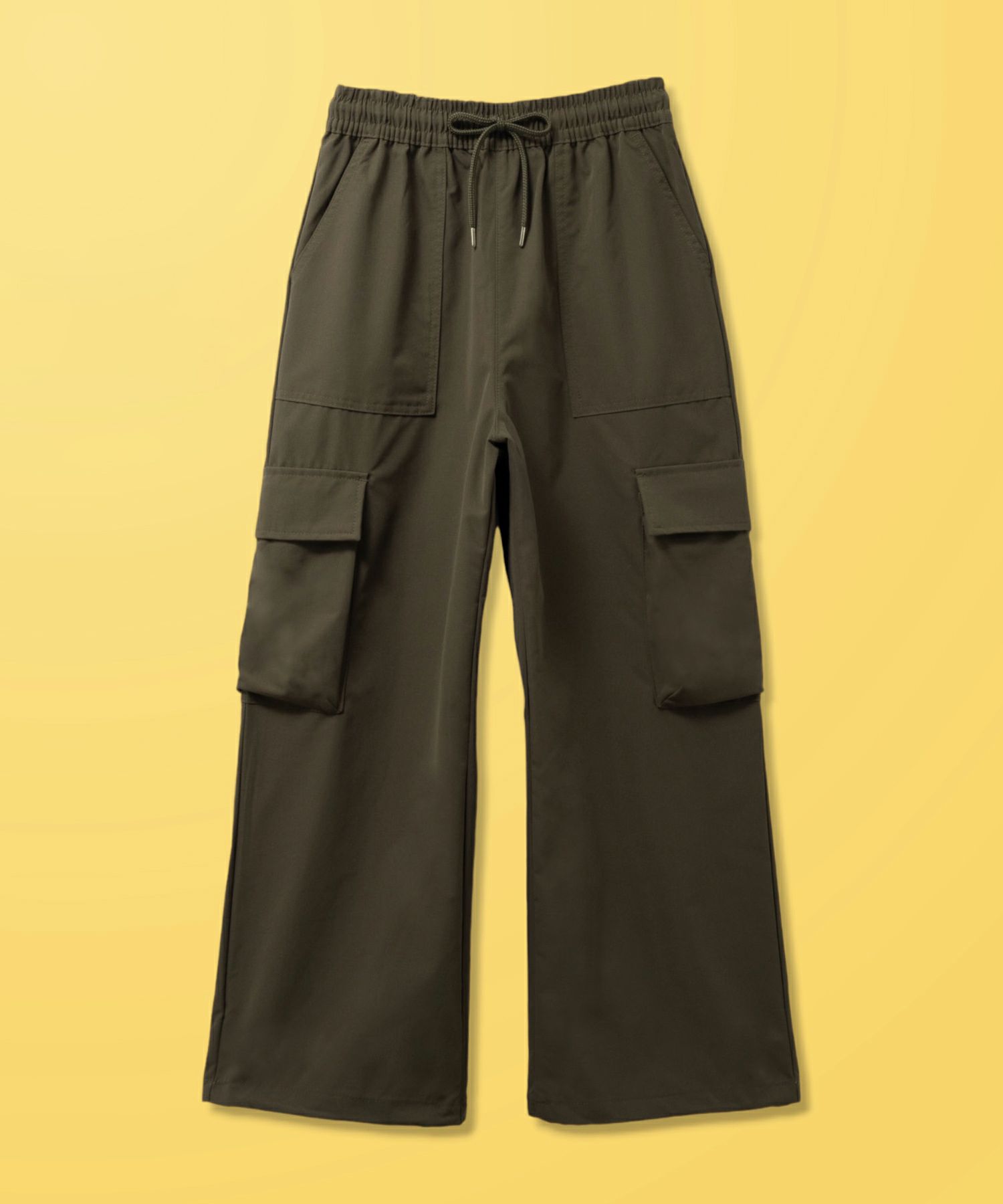 NAVY はっ水カーゴロングパンツ キッズ