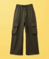 NAVY はっ水カーゴロングパンツ キッズ