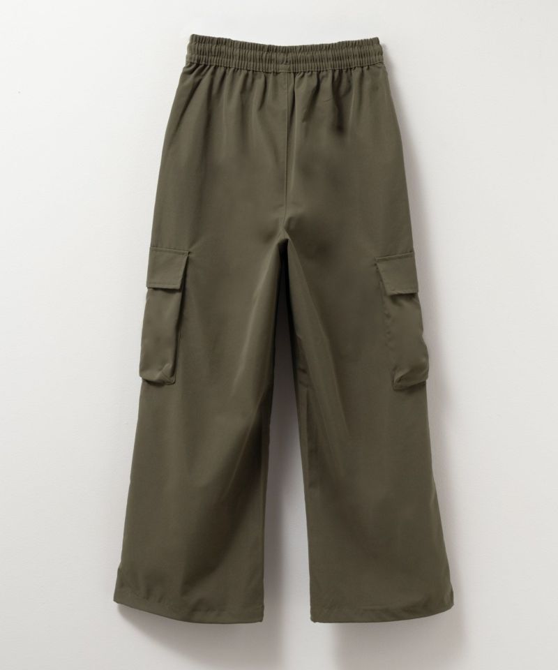 NAVY  はっ水カーゴロングパンツ キッズ商品画像-2