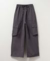 NAVY はっ水カーゴロングパンツ キッズ