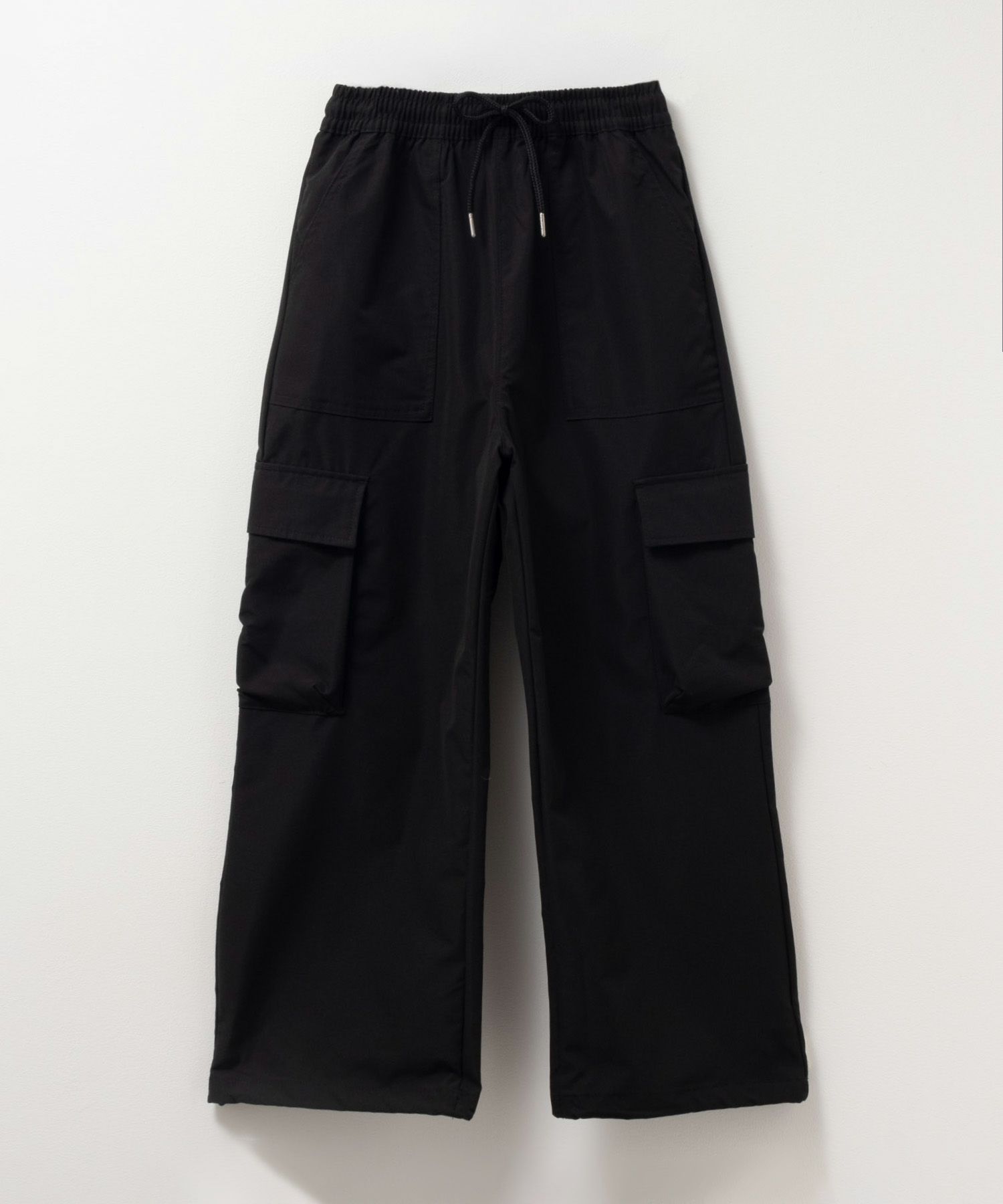 NAVY はっ水カーゴロングパンツ キッズ