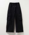 NAVY はっ水カーゴロングパンツ キッズ