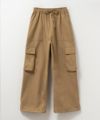 NAVY はっ水カーゴロングパンツ キッズ
