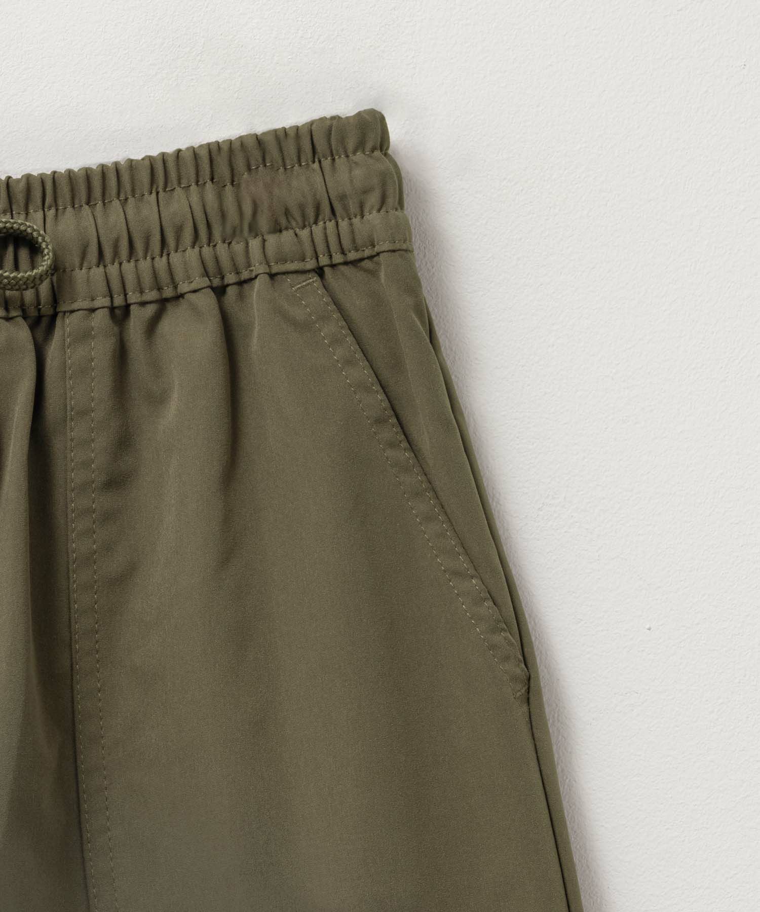 NAVY はっ水カーゴロングパンツ キッズ
