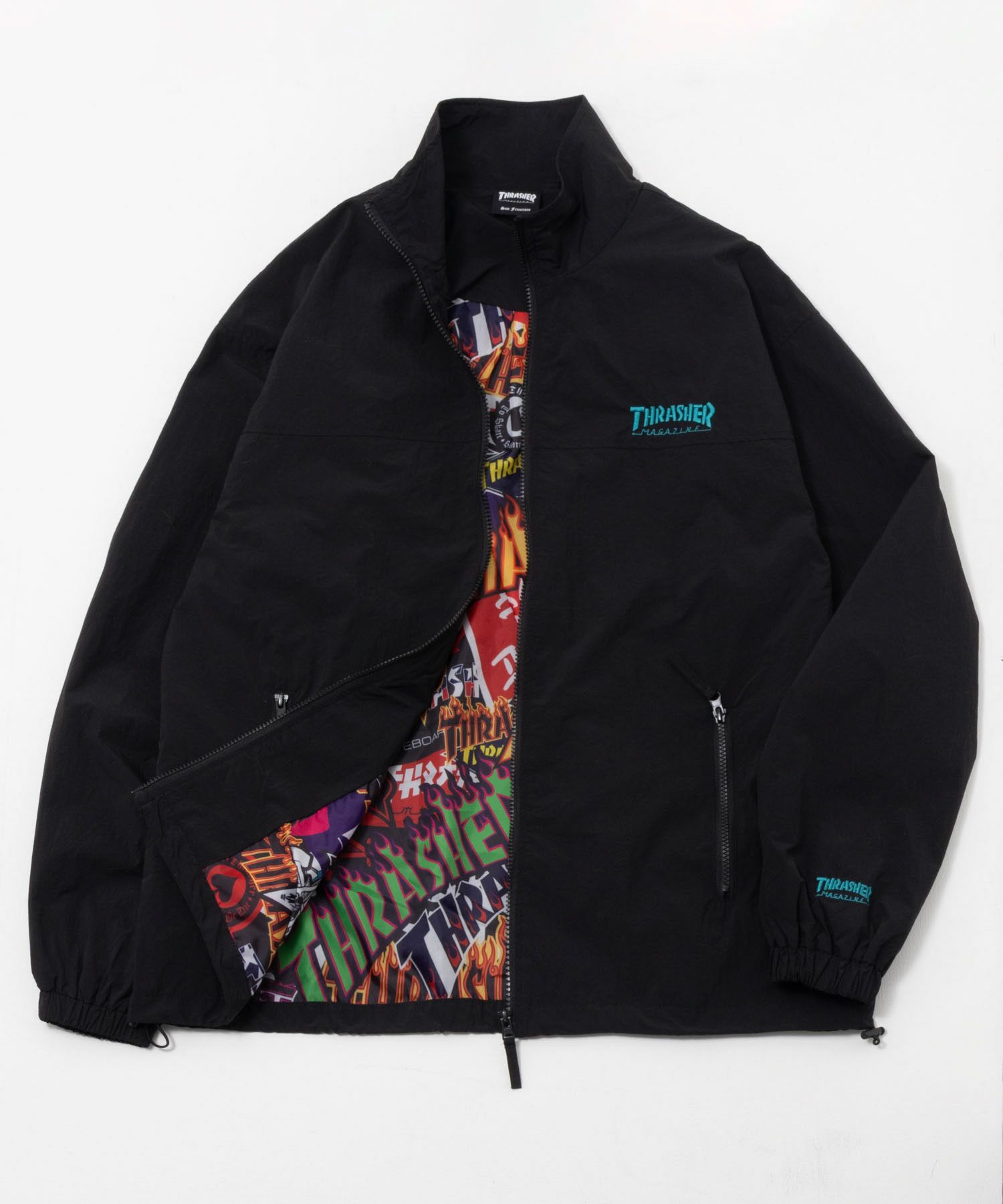 [期間限定価格]THRASHER  総柄裏地付きナイロンジャケット メンズ商品サムネイル-1