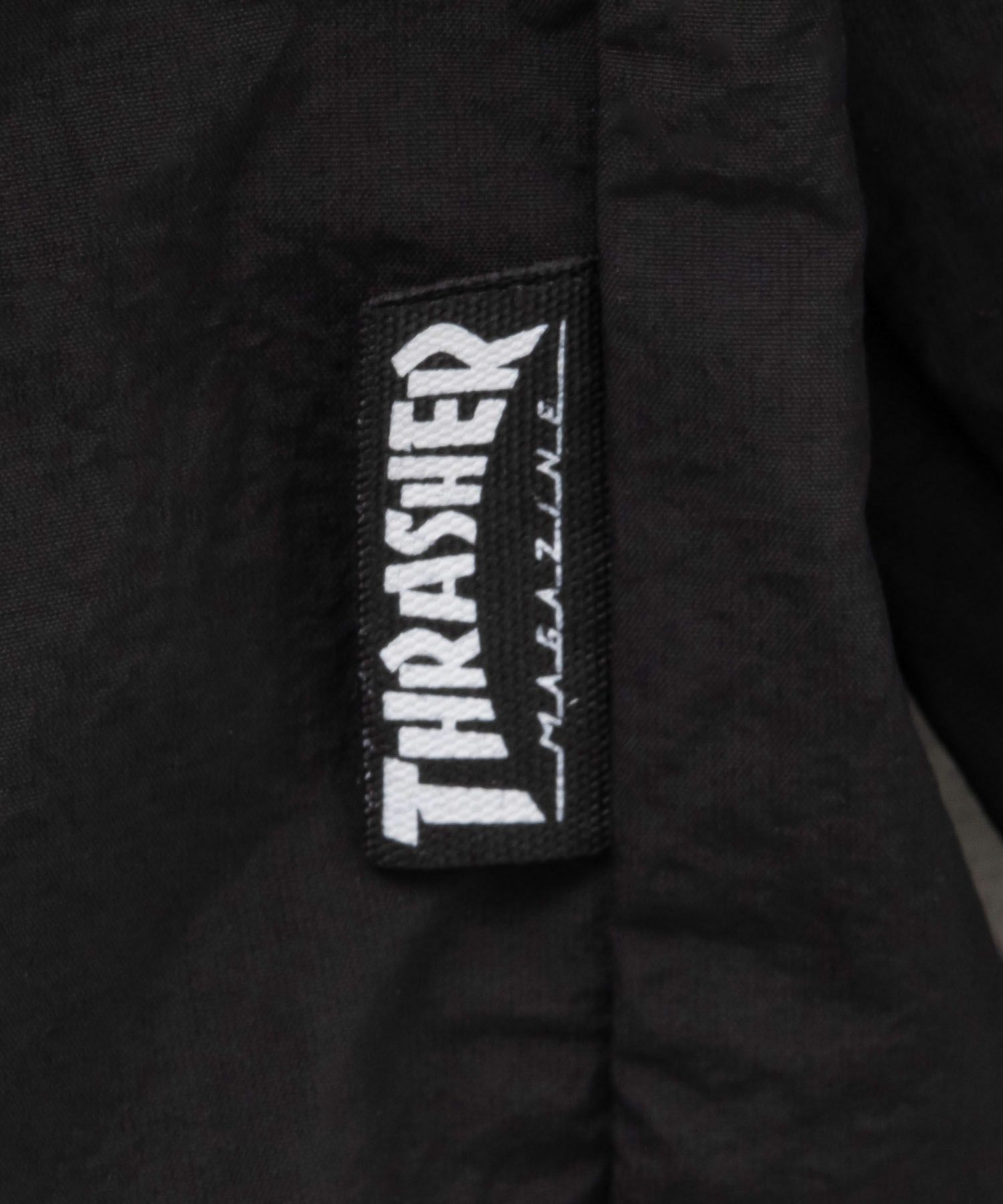 THRASHER 総柄裏地付きナイロンジャケット メンズ