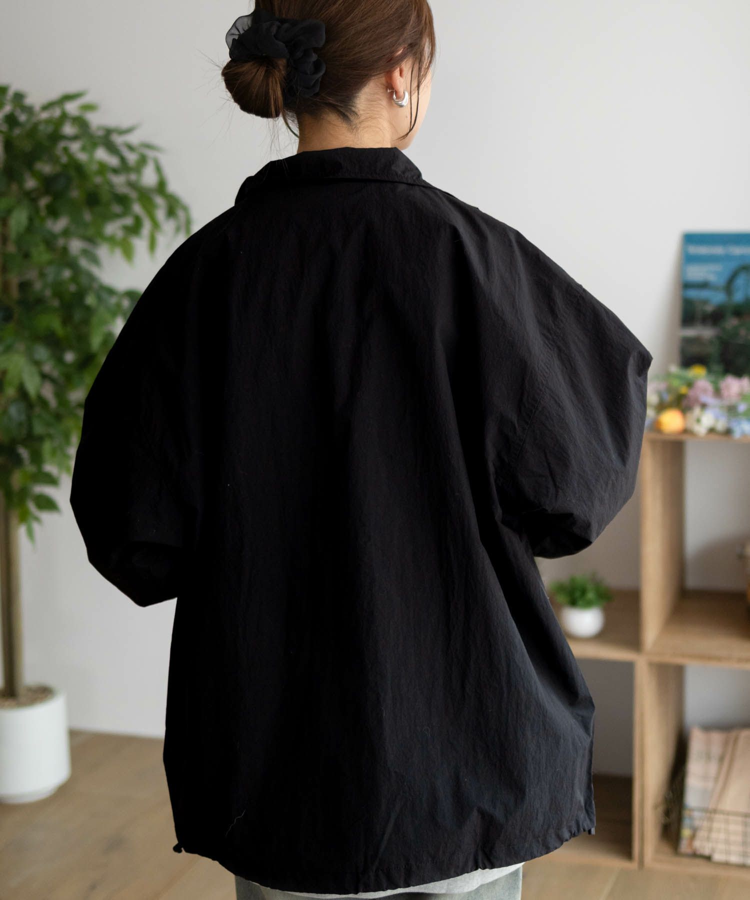 THRASHER 総柄裏地付きナイロンジャケット メンズ