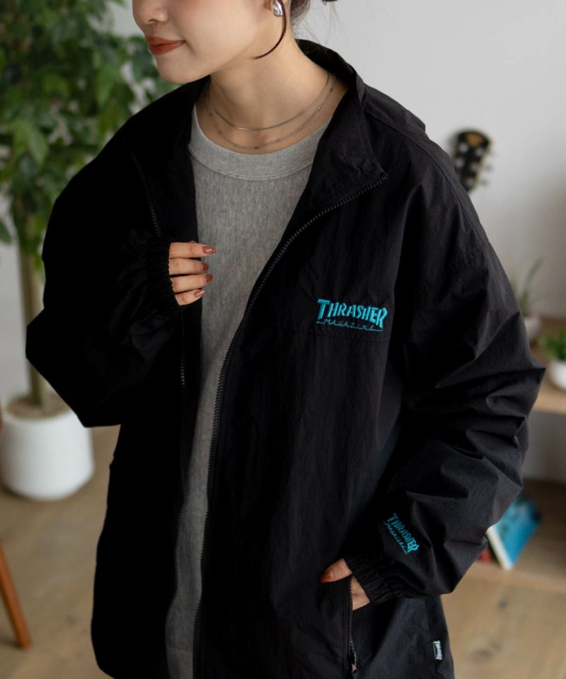 [期間限定価格]THRASHER  総柄裏地付きナイロンジャケット メンズ商品画像-23