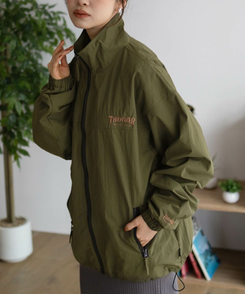 [期間限定価格]THRASHER  総柄裏地付きナイロンジャケット メンズ商品画像-28