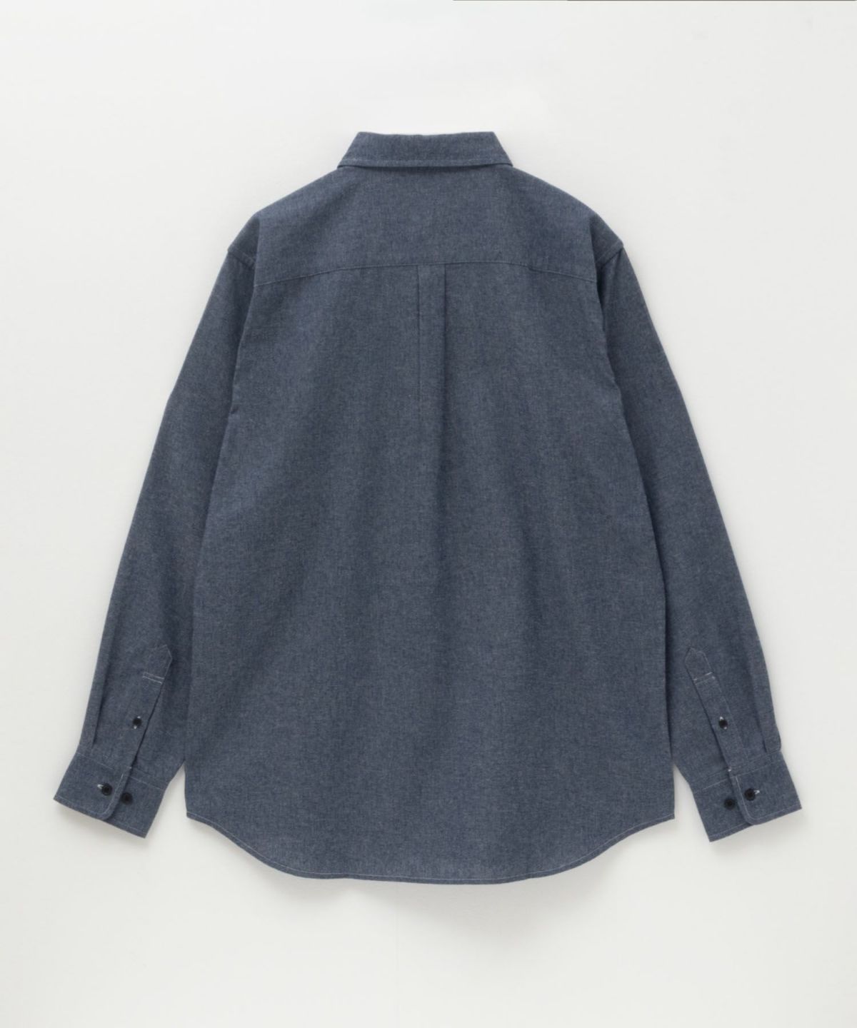 NAVY ネル無地シャツ メンズ