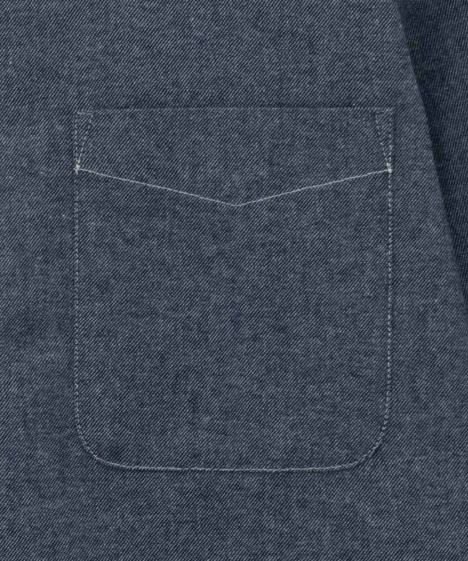 NAVY  ネル無地シャツ メンズ商品サムネイル-7