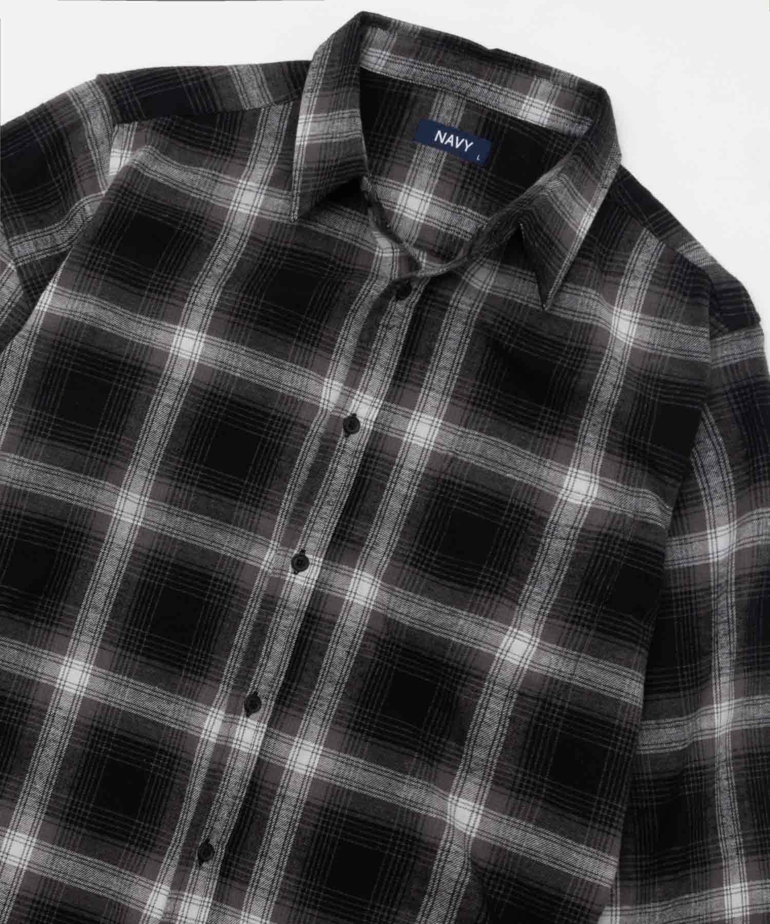 AVY ネルチェックシャツ メンズ