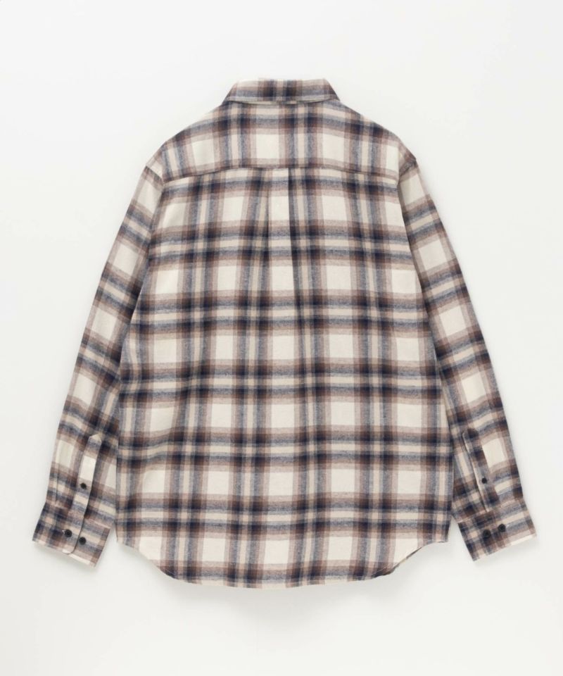 NAVY  ネルチェックシャツ メンズ商品画像-10