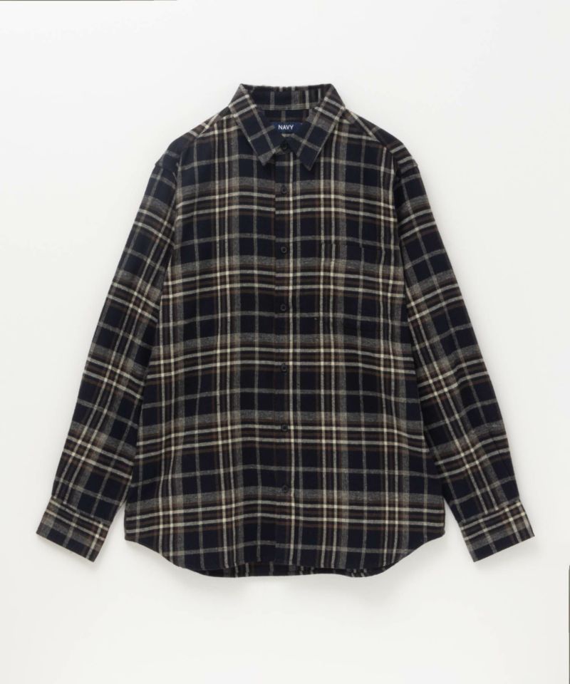 NAVY ネルチェックシャツ メンズ商品画像-15