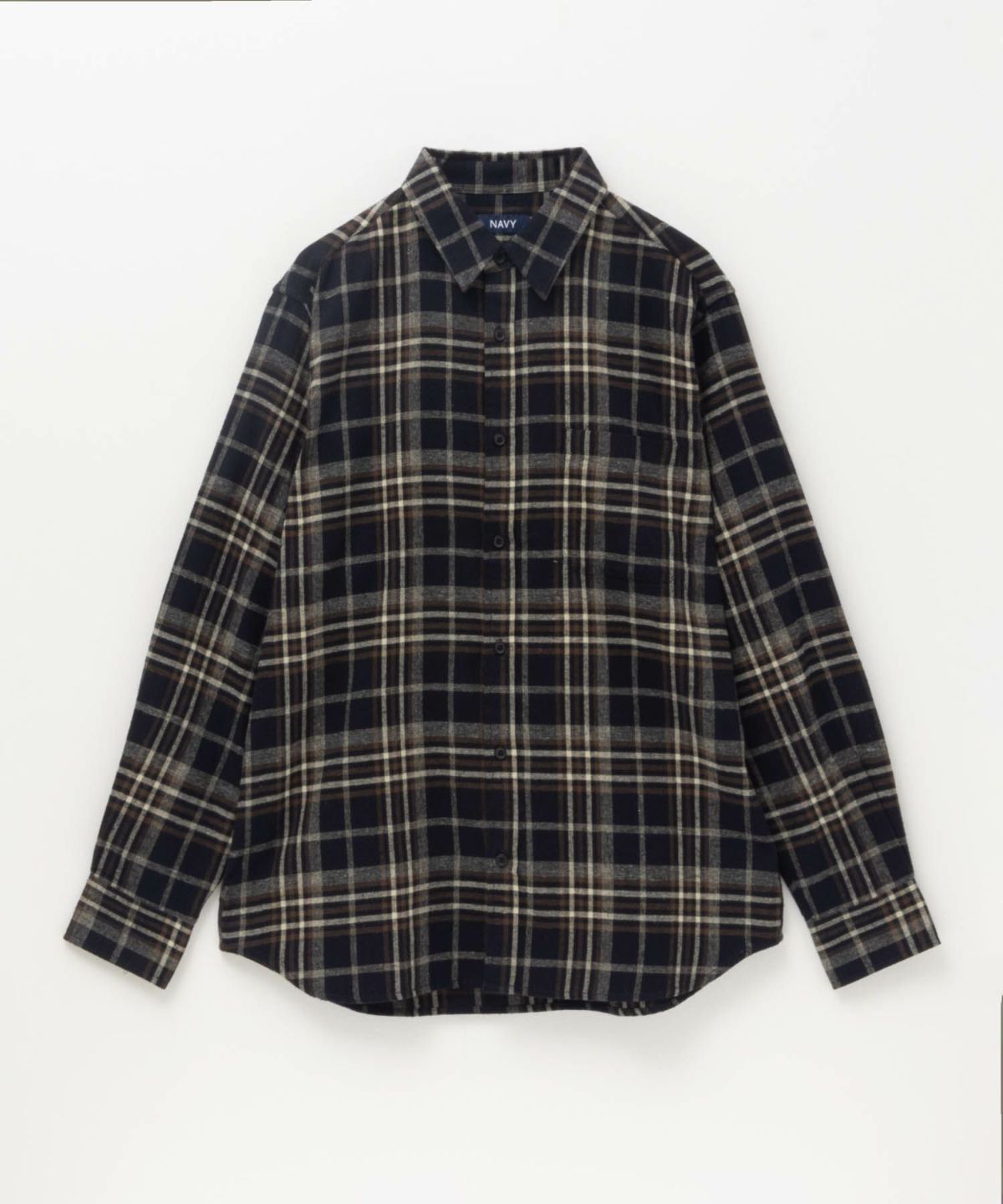 AVY ネルチェックシャツ メンズ