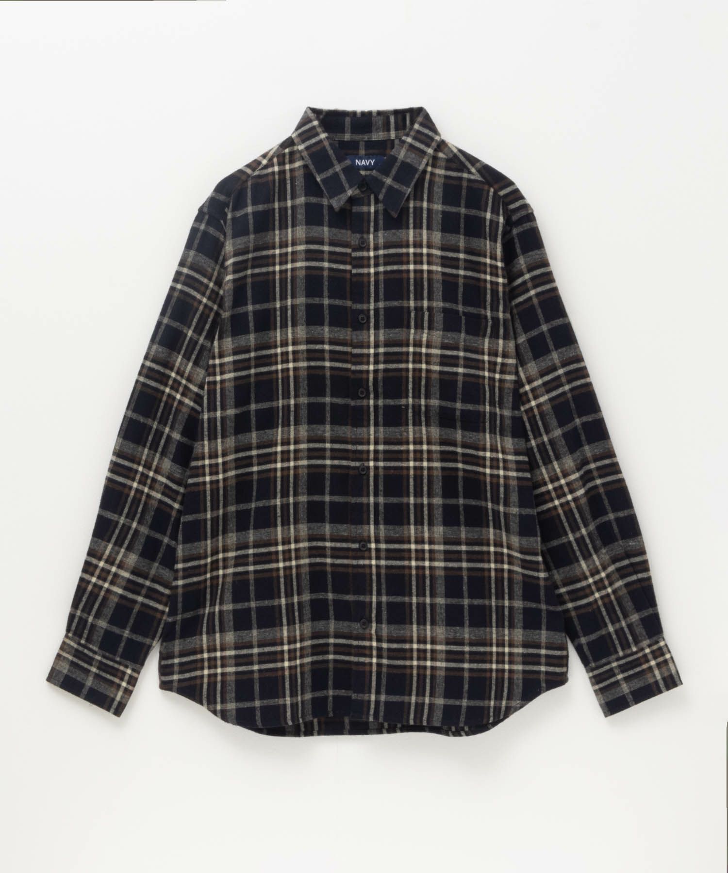 NAVY  ネルチェックシャツ メンズ商品サムネイル-15