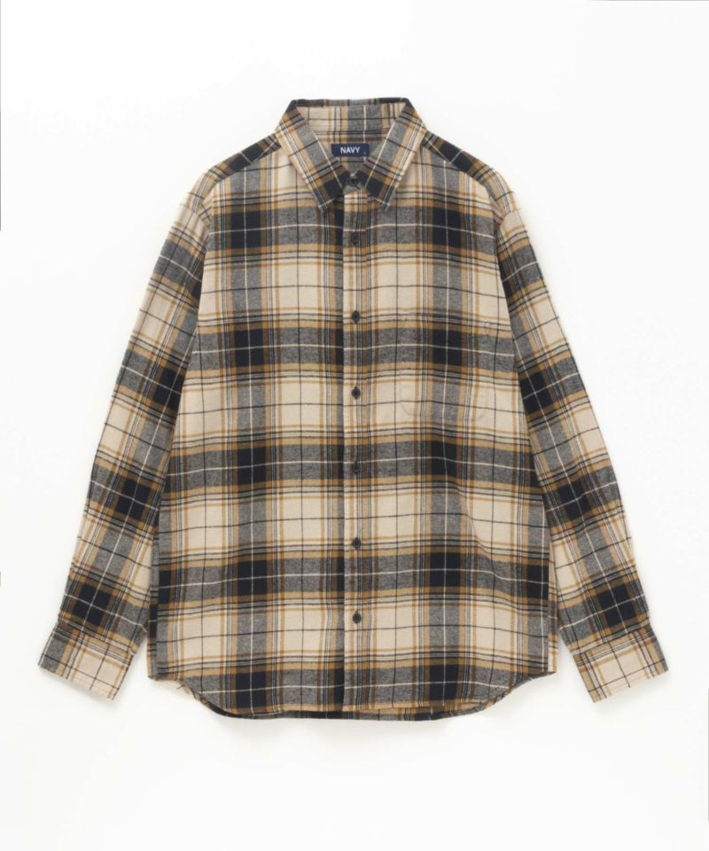 NAVY  ネルチェックシャツ メンズ商品画像-17